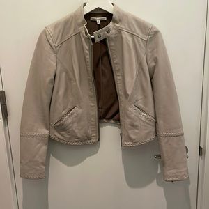 Rebecca Minkoff - Grey Neva Jacket (Stoner Biker Jacket)